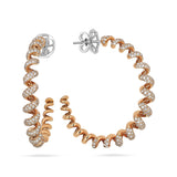 Gradiva Elysian Swirl | Diamond Earrings | 18K Gold