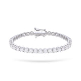 Gradiva Round Tennis Bracelet | Diamond Bracelet | 18K Gold