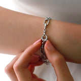 Gradiva Chains | Diamond Bracelet | 18K Gold