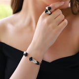 Gradiva Ocean Mist | Diamond Cuff Bracelet | 18K Gold