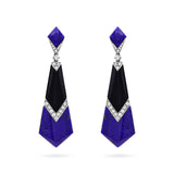Gradiva Lapis Glow | Diamond Earrings | 18K Gold