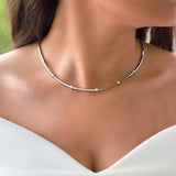 Gradiva Tennis Necklace | Diamond Necklace | 14K Gold