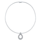 Gradiva Lunara | Diamond Necklace | 18K Gold