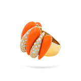 Gradiva Tropicana | Diamond Ring | 18K Gold