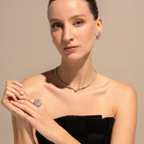 Gradiva Ethereal Dome | Diamond Ring | 18K Gold