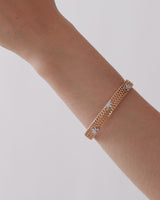 Gradiva Accordion | Diamond Bracelet | 18K Gold