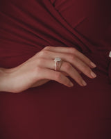 Gradiva Accordion | Diamond Ring | 18K Gold