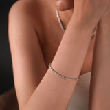 Gradiva Tennis Bracelet | Diamond Bracelet | 18K Gold