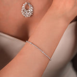 Gradiva Tennis Bracelet | Diamond Bracelet | 14K Gold