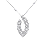 Gradiva Leaf | Diamond Pendant | 14K Gold