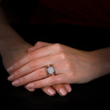 Gradiva Accordion | Diamond Ring | 18K Gold