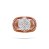 Gradiva Accordion | Diamond Ring | 18K Gold