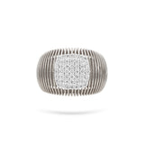 Gradiva Accordion | Diamond Ring | 18K Gold