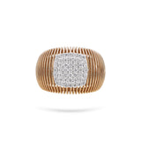Gradiva Accordion | Diamond Ring | 18K Gold