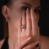 Gradiva Accordion | Diamond Ring | 18K Gold
