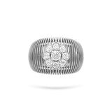 Gradiva Accordion | Diamond Ring | 18K Gold