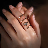 Gradiva Ivy | Diamond Ring | 18K Gold