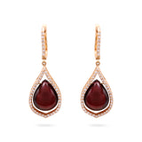 Gradiva Rosa | Diamond Earrings | 14K Gold