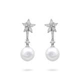 Gradiva Pearl | Diamond Earrings | 1.3 Cts. | 14K Gold