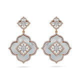 Gradiva Mother of Pearl | Diamond Earrings | 18K Gold