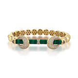 Gradiva Malachites | Diamond Bracelet | 18K Gold