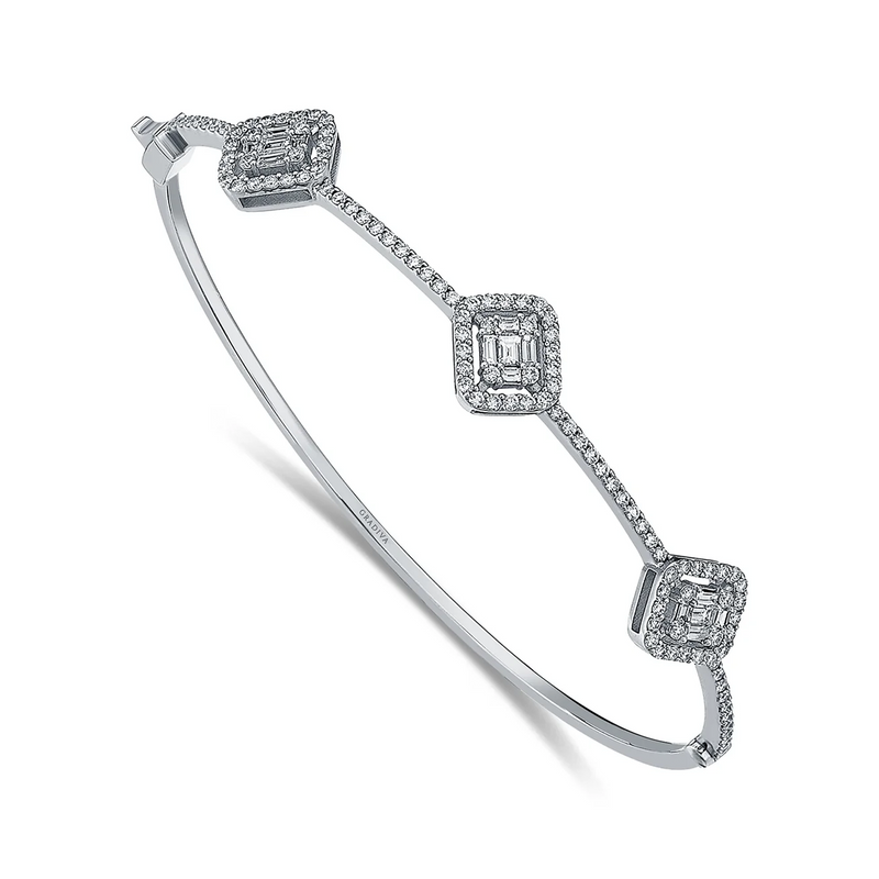 Gradiva Cuffs | Diamond Bracelet | 18K Gold