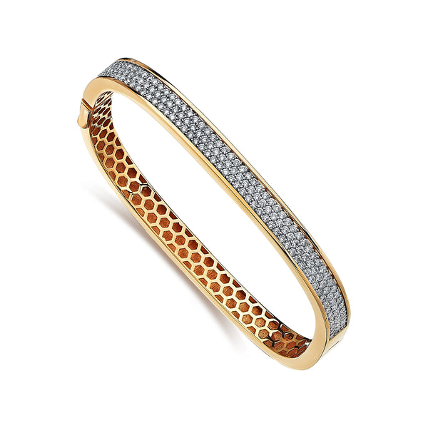 Gradiva Solara | Diamond Bracelet | 18K Gold