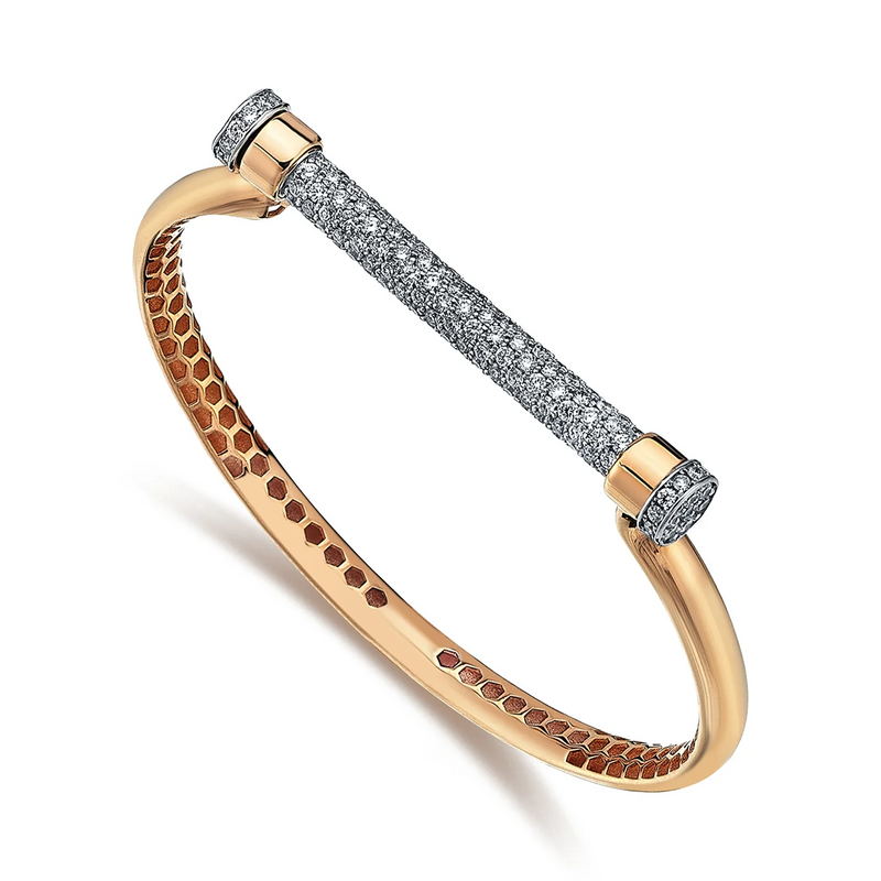 Gradiva Lock | Diamond Bracelet | 18K Gold