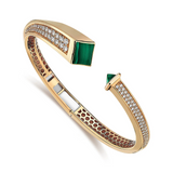 Gradiva Malachites | Natural Diamond Bracelet
