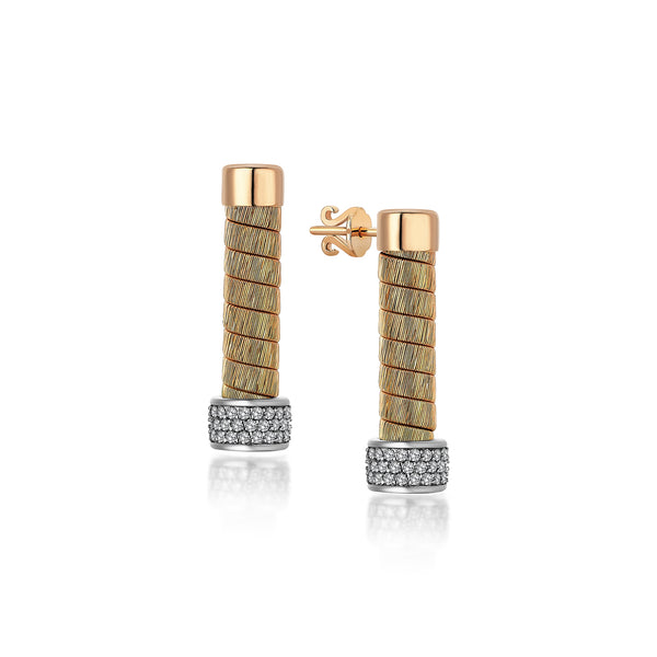 Gradiva Grace | Diamond Earrings | 18K Gold