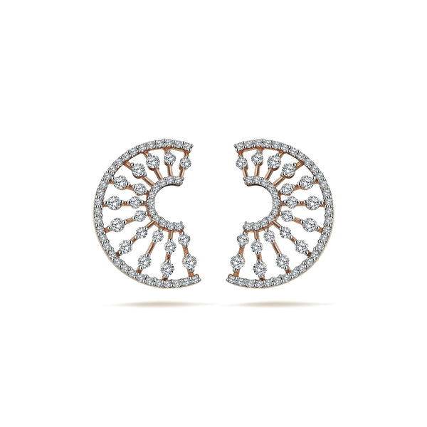 Gradiva Illusion | Diamond Earrings | 18K Gold