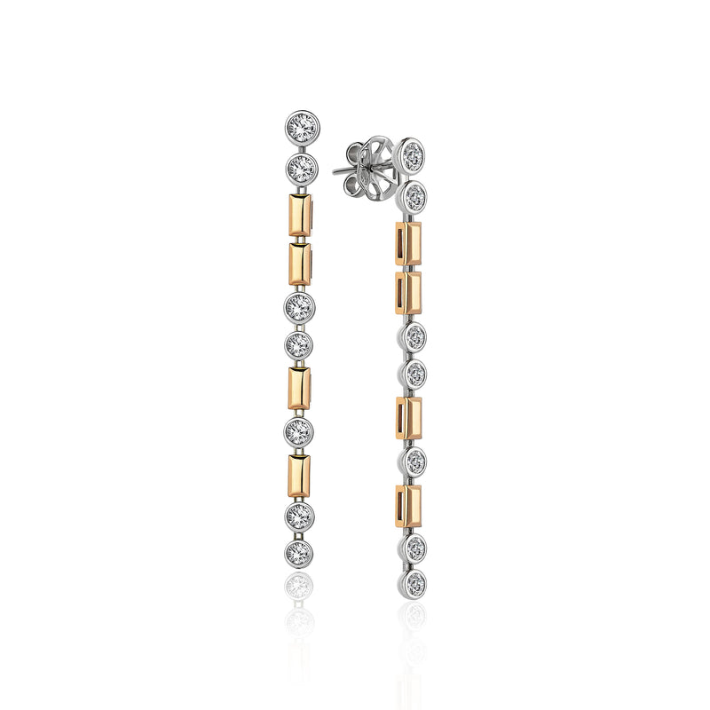 Gradiva Cadence | Diamond Earrings | 18K Gold
