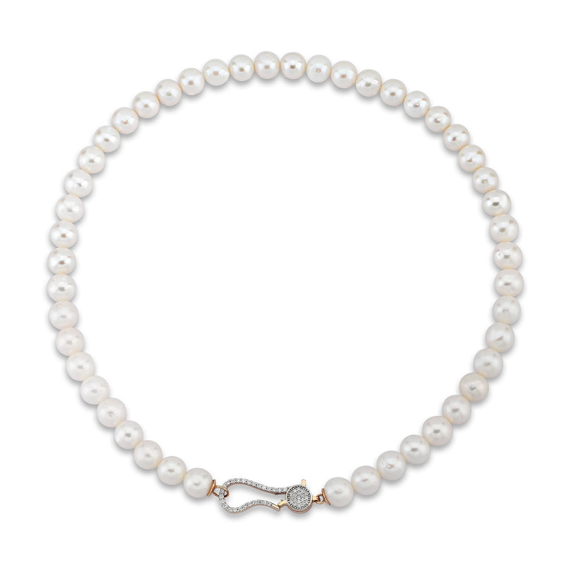 Gradiva Pearls | Diamond Necklace | 18K Gold