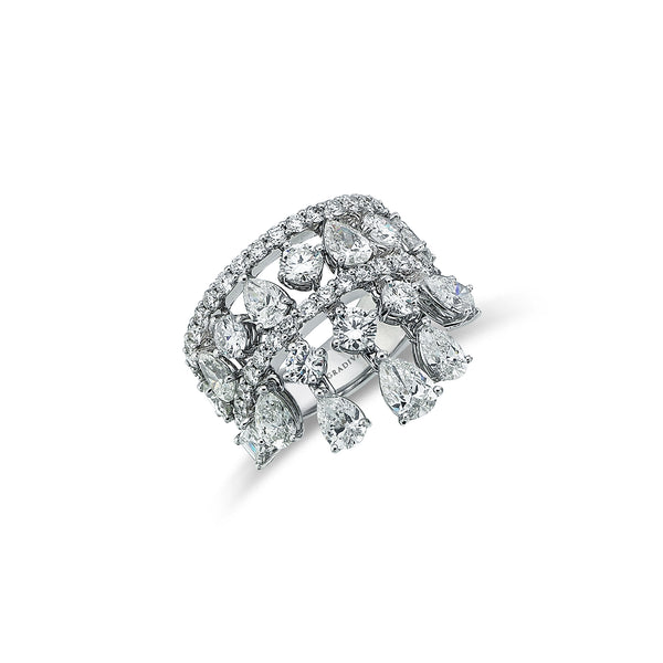 Gradiva Tiara | Diamond Ring | 18K Gold