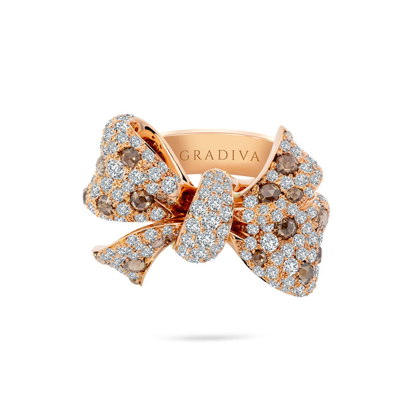 Gradiva Ribbon | Diamond Ring | 18K Gold