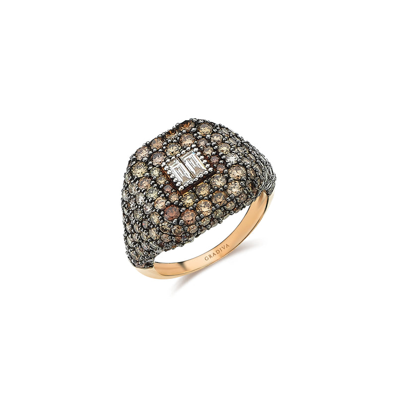 Gradiva Delights | Diamond Ring | 14K Gold