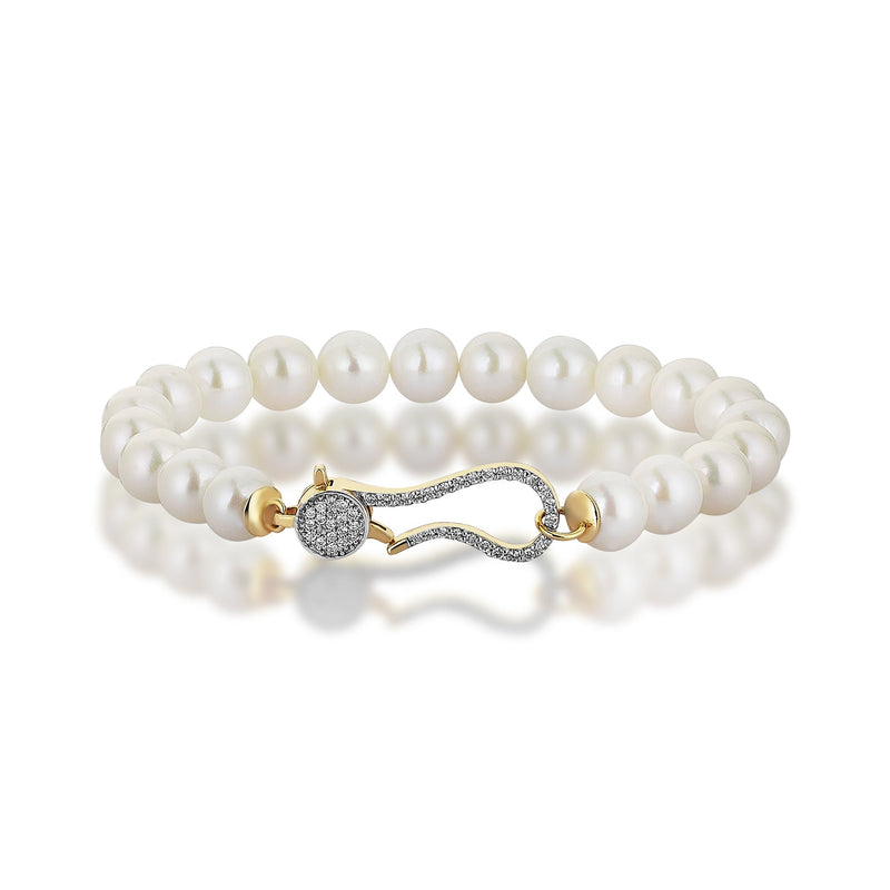 Gradiva Pearls | Diamond Bracelet | 18K Gold