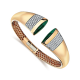 Gradiva Malachites | Natural Diamond Bracelet