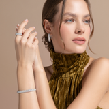 Gradiva Pavé Hoops | Natural Diamond Earrings
