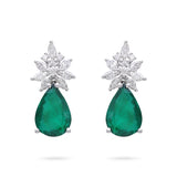 Gradıva Royal Emerald | Pırlanta Küpe | 18 Ayar Altın