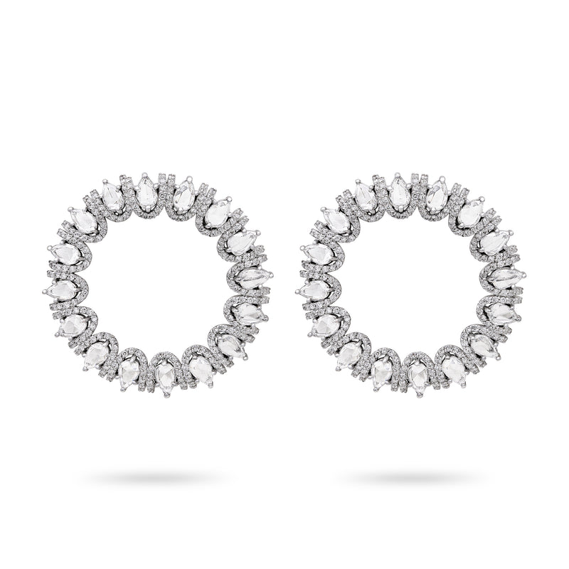 Gradiva Glory | Diamond Earrings | 6.42 Cts. | 18K Gold